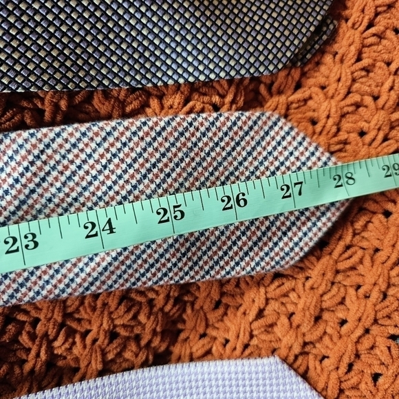 Vintage ties lot of 3 Valerio Garati, An Ivy, and Calvin Klein 90s - Picture 8 of 9